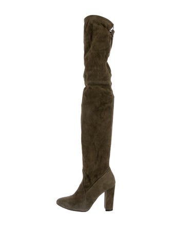 Stuart Weitzman Suede Sock Boots