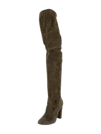 Stuart Weitzman Suede Sock Boots
