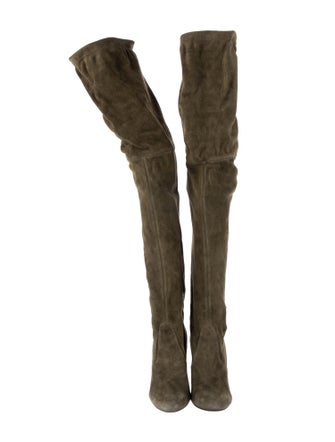 Stuart Weitzman Suede Sock Boots