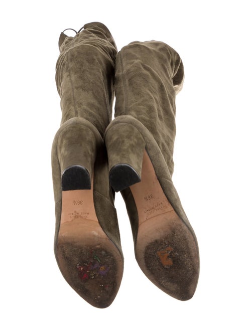 Stuart Weitzman Suede Sock Boots