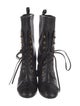 Stuart Weitzman Leather Lace-Up Boots