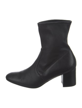 Stuart Weitzman Leather Sock Boots