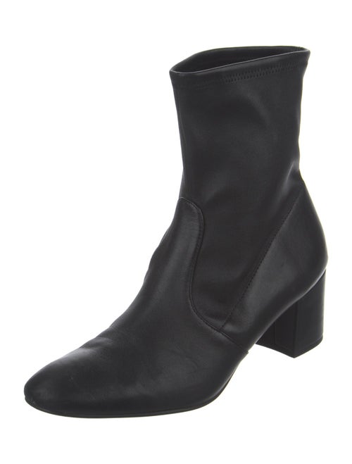 Stuart Weitzman Leather Sock Boots