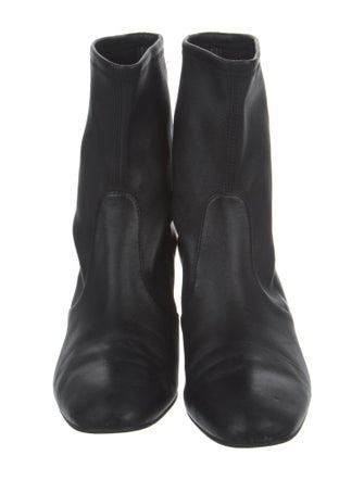Stuart Weitzman Leather Sock Boots