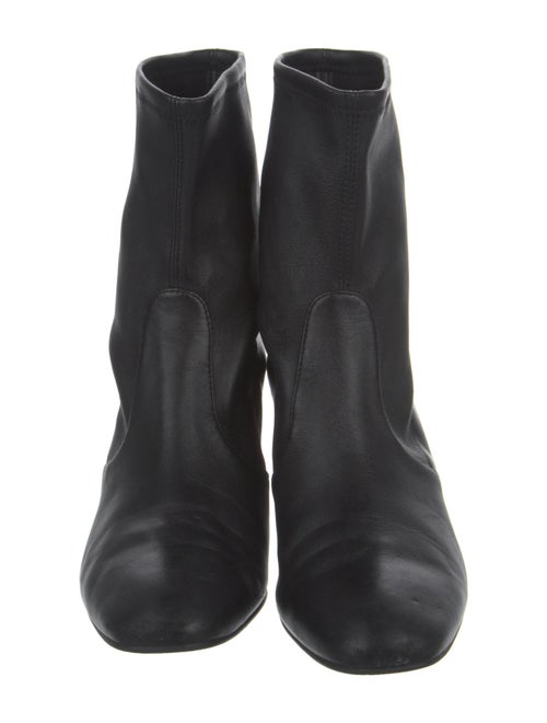 Stuart Weitzman Leather Sock Boots