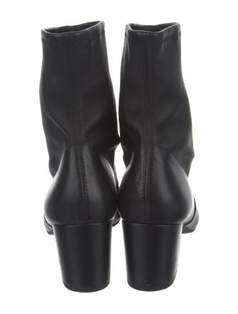 Stuart Weitzman Leather Sock Boots