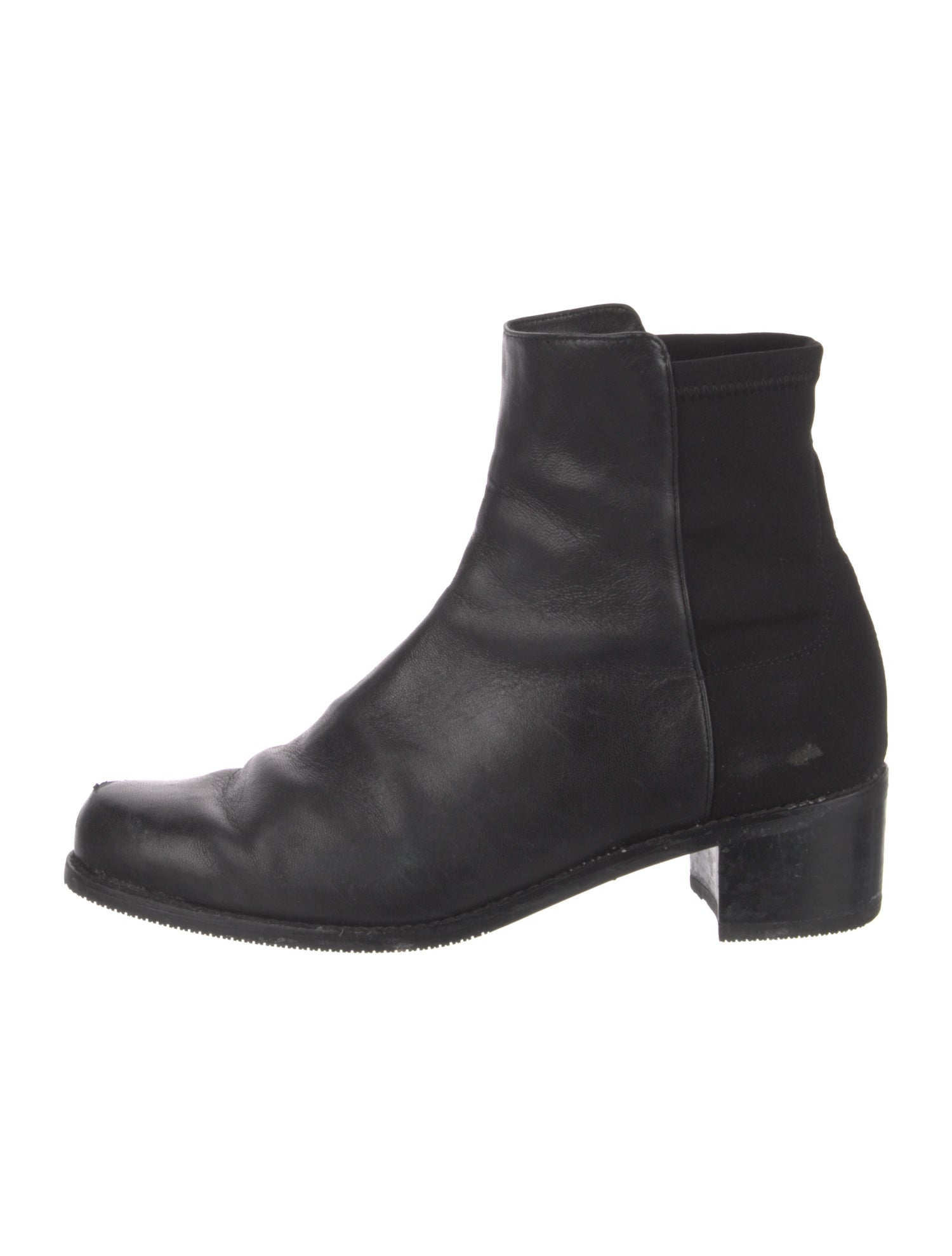Stuart Weitzman Leather Sock Boots