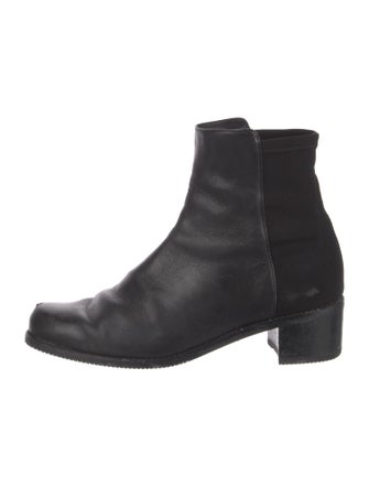 Stuart Weitzman Leather Sock Boots
