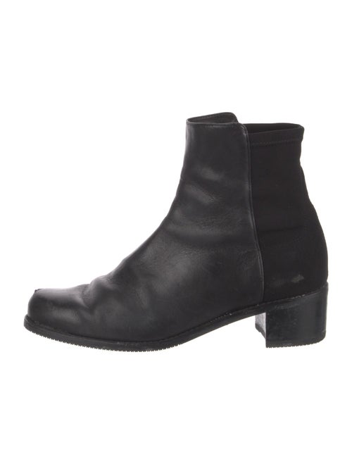 Stuart Weitzman Leather Sock Boots