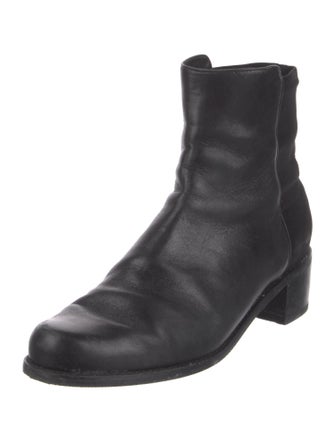 Stuart Weitzman Leather Sock Boots