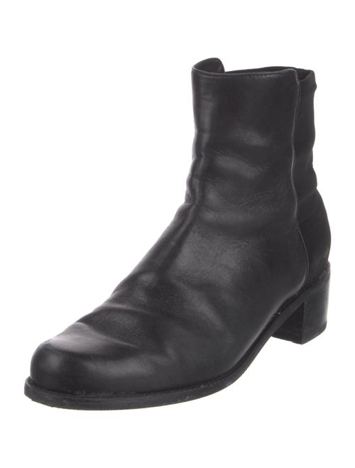 Stuart Weitzman Leather Sock Boots