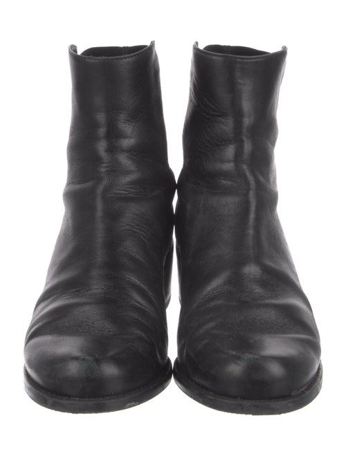 Stuart Weitzman Leather Sock Boots