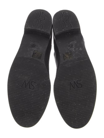 Stuart Weitzman Leather Sock Boots