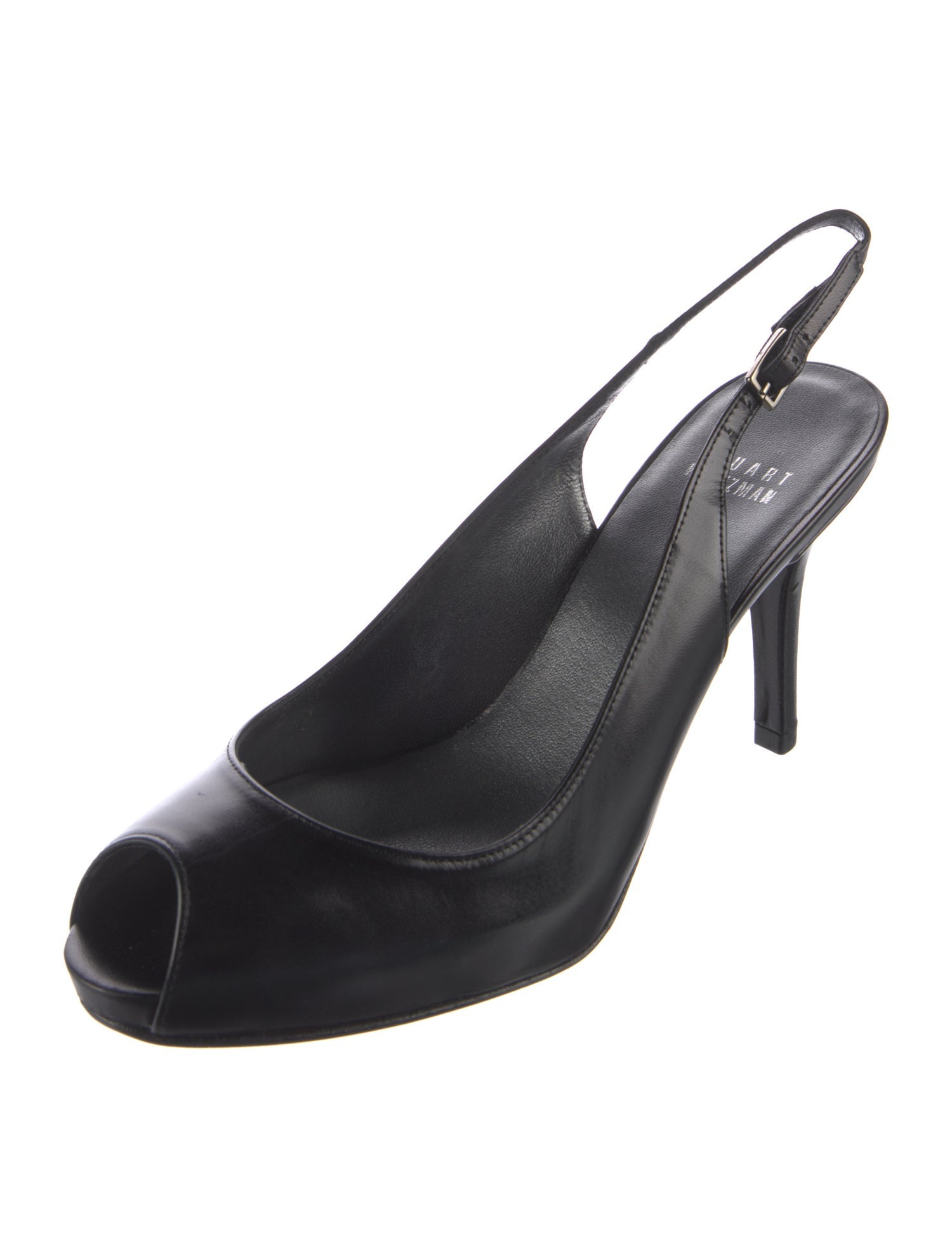 Stuart Weitzman Leather Slingback Pumps