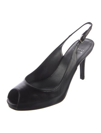 Stuart Weitzman Leather Slingback Pumps
