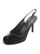Stuart Weitzman Leather Slingback Pumps
