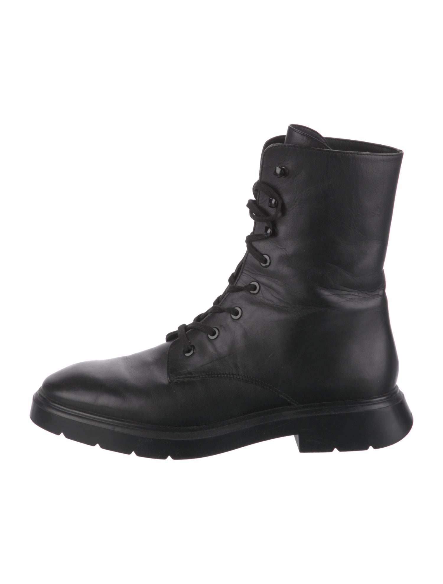 Stuart Weitzman Leather Combat Boots