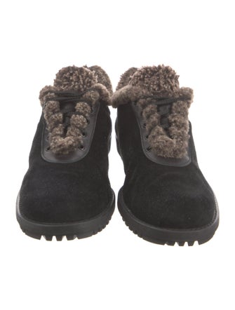 Stuart Weitzman Suede Oxfords