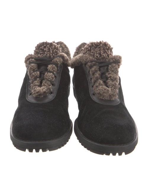 Stuart Weitzman Suede Oxfords