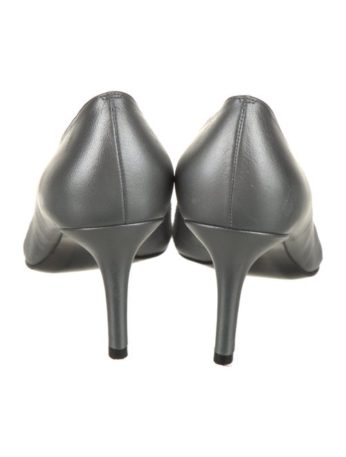 Stuart Weitzman Leather Lace Pattern Pumps