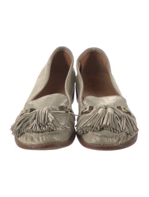 Stuart Weitzman Glitter Accents Loafers