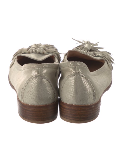 Stuart Weitzman Glitter Accents Loafers