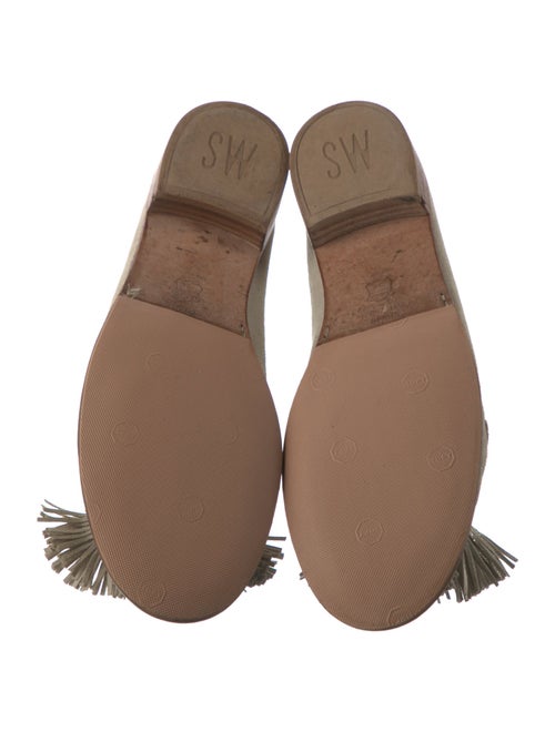 Stuart Weitzman Glitter Accents Loafers