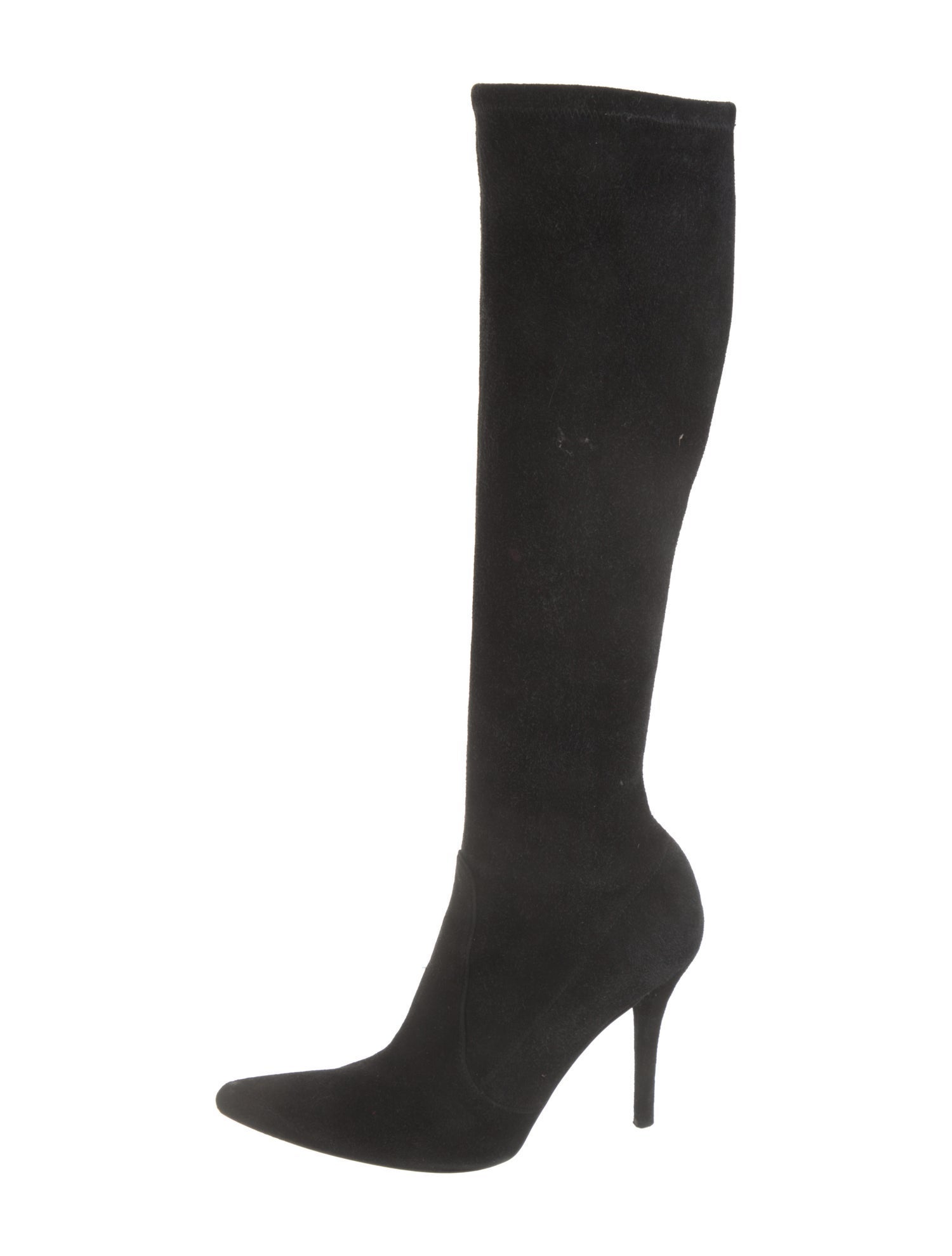 Stuart Weitzman Suede Sock Boots