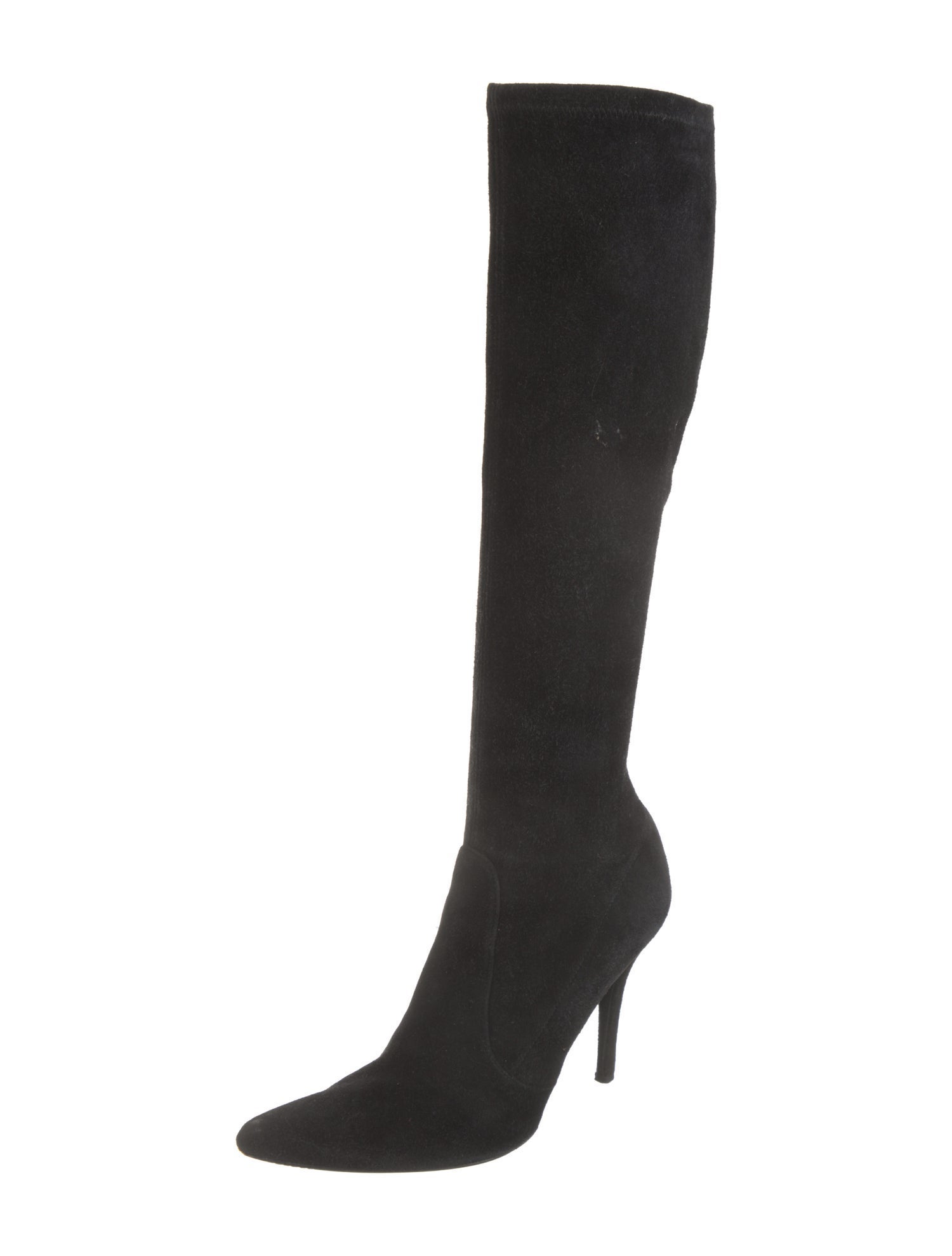 Stuart Weitzman Suede Sock Boots