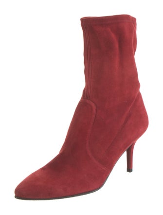 Stuart Weitzman Suede Sock Boots
