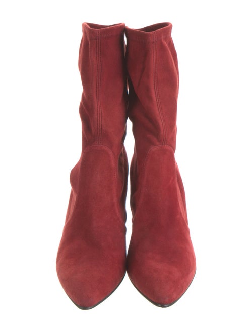 Stuart Weitzman Suede Sock Boots