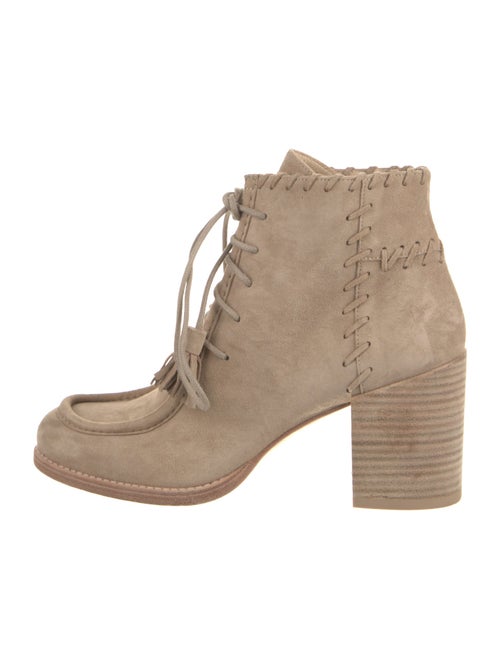 Stuart Weitzman Suede Lace-Up Boots