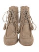 Stuart Weitzman Suede Lace-Up Boots