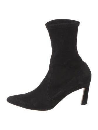 Stuart Weitzman Suede Sock Boots