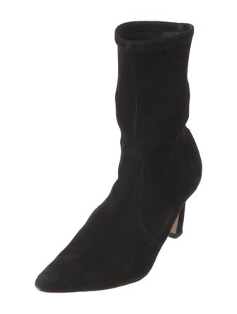 Stuart Weitzman Suede Sock Boots