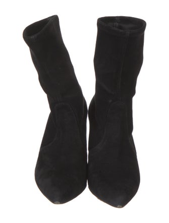 Stuart Weitzman Suede Sock Boots
