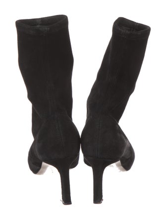 Stuart Weitzman Suede Sock Boots