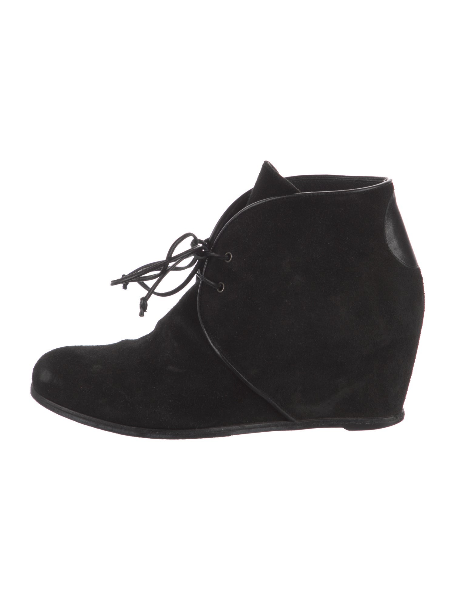 Stuart Weitzman Suede Lace-Up Boots