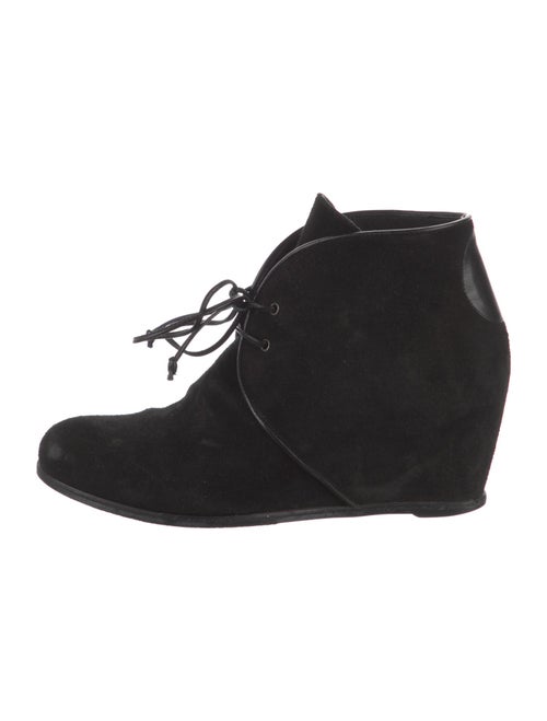 Stuart Weitzman Suede Lace-Up Boots