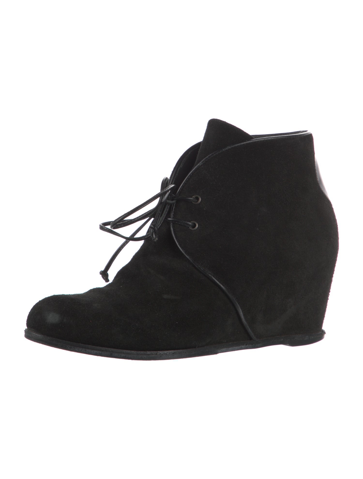 Stuart Weitzman Suede Lace-Up Boots