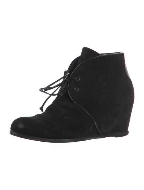 Stuart Weitzman Suede Lace-Up Boots