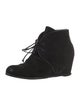 Stuart Weitzman Suede Lace-Up Boots