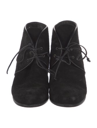 Stuart Weitzman Suede Lace-Up Boots