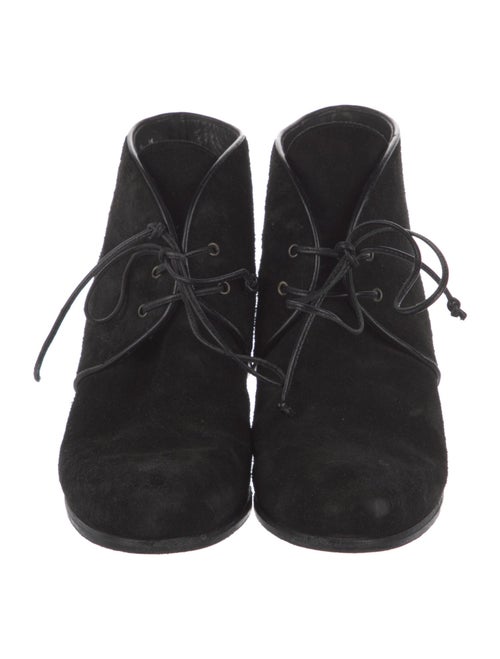 Stuart Weitzman Suede Lace-Up Boots