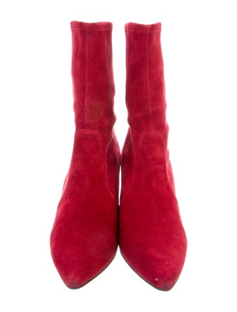 Stuart Weitzman Suede Sock Boots