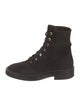 Stuart Weitzman Suede Combat Boots