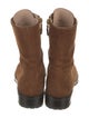 Stuart Weitzman Suede Combat Boots