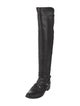 Stuart Weitzman Leather Lace-Up Boots