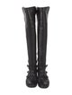 Stuart Weitzman Leather Lace-Up Boots
