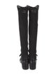 Stuart Weitzman Leather Lace-Up Boots